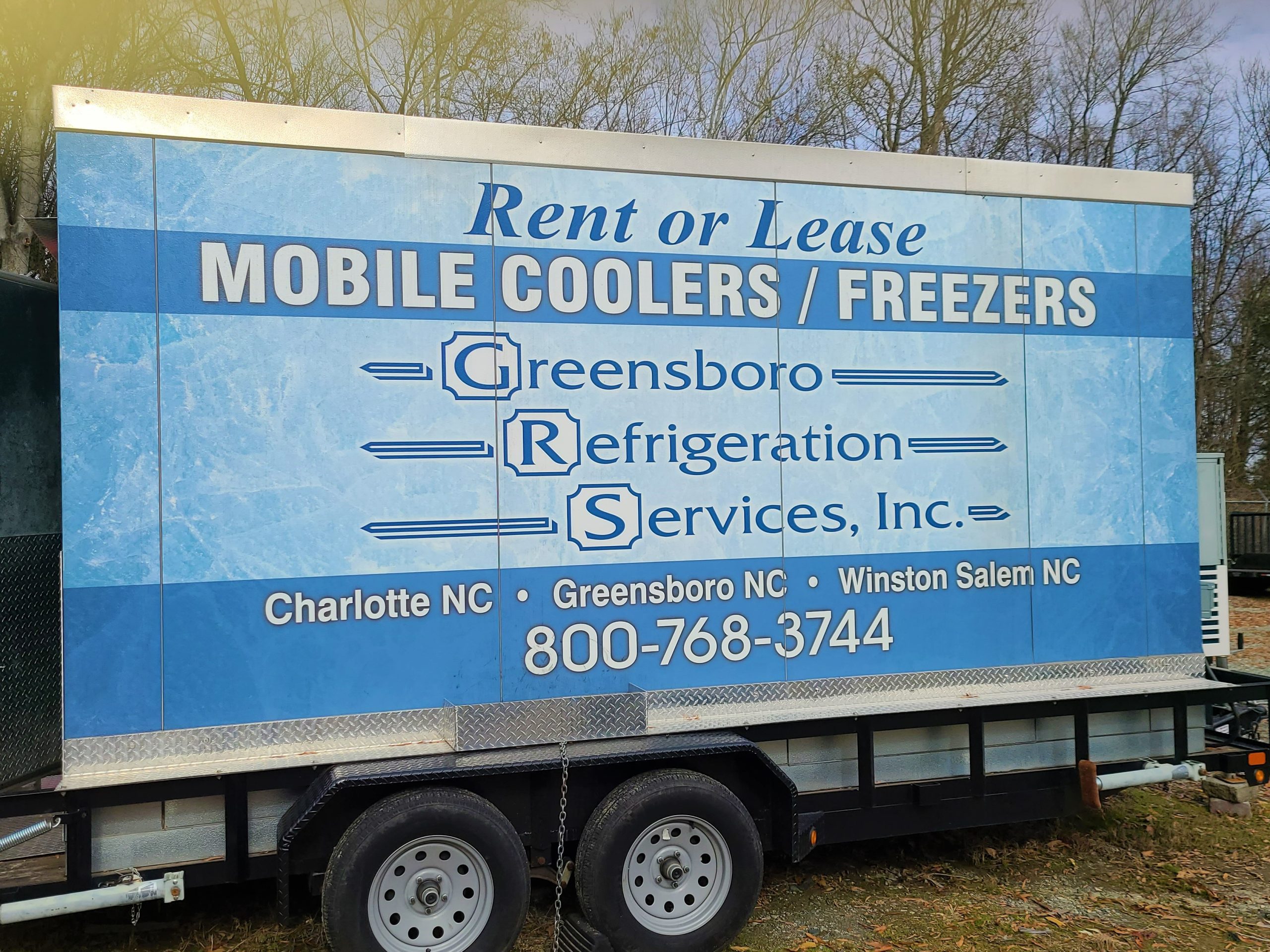 Rent or lease mobile coolers and freezers